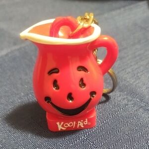 Vintage KOOL AID Man Lipsmackers Key Chain
